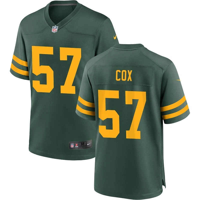 Brenton Cox Men's Nike Green Green Bay Packers Alternate Custom Jersey