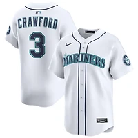 J.P. Crawford Men's Nike White Seattle Mariners Home Limited Custom Jersey