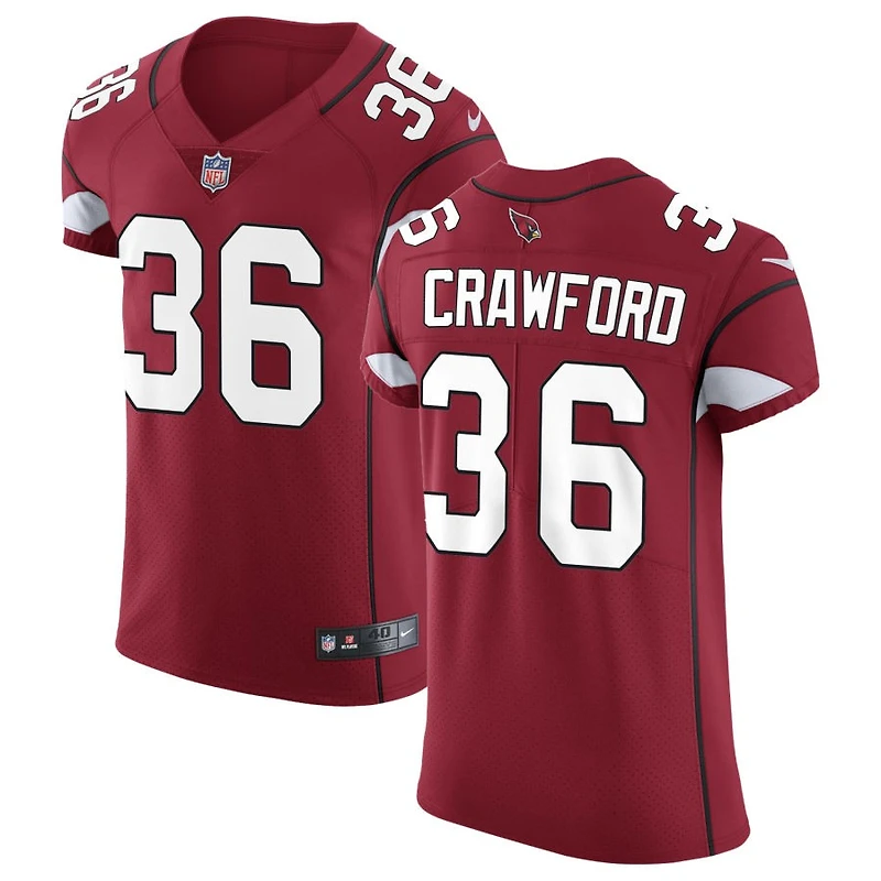 Kitan Crawford Men's Nike Cardinal Arizona Cardinals Vapor Untouchable Custom Elite Jersey