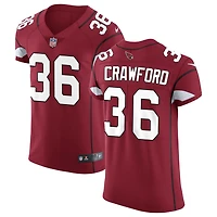 Kitan Crawford Men's Nike Cardinal Arizona Cardinals Vapor Untouchable Custom Elite Jersey