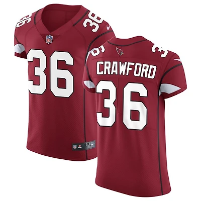 Kitan Crawford Men's Nike Cardinal Arizona Cardinals Vapor Untouchable Custom Elite Jersey