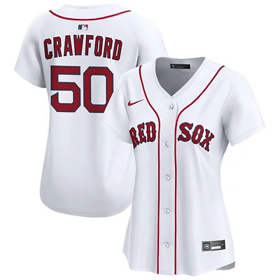 Kutter Crawford Women's Nike  White Boston Red Sox Home Limited Custom Jersey