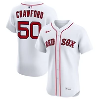 Kutter Crawford Men's Nike White Boston Red Sox Home Elite Custom Jersey