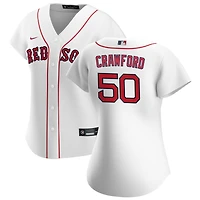 Kutter Crawford Women's Nike White Boston Red Sox Home Replica Custom Jersey