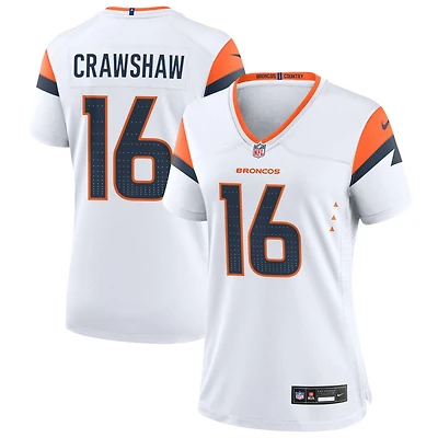 Jeremy Crawshaw Women's Nike White Denver Broncos Mile High Collection Custom Game Jersey
