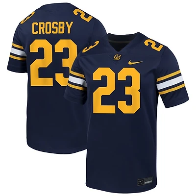 Isaiah Crosby Men's Nike Navy Cal Bears NIL Pick-A-Player Football Game Jersey