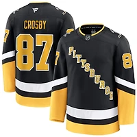 Sidney Crosby Men's Fanatics Black Pittsburgh Penguins Alternate Premium Custom Jersey
