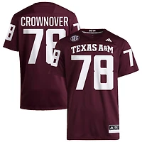 Dametrious Crownover Men's adidas  Maroon Texas A&M Aggies NIL Pick-A-Player Home Premier Football Jersey