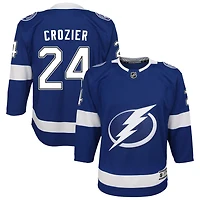 Max Crozier Youth Blue Tampa Bay Lightning Home Custom Premier Jersey