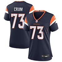 Frank Crum Women's Nike  Navy Denver Broncos Alternate Mile High Collection Custom Game Jersey