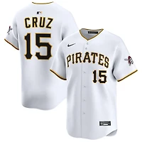Oneil Cruz Men's Nike White Pittsburgh Pirates Home Limited Custom Jersey