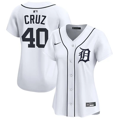 Trei Cruz Women's Nike  White Detroit Tigers Home Limited Custom Jersey