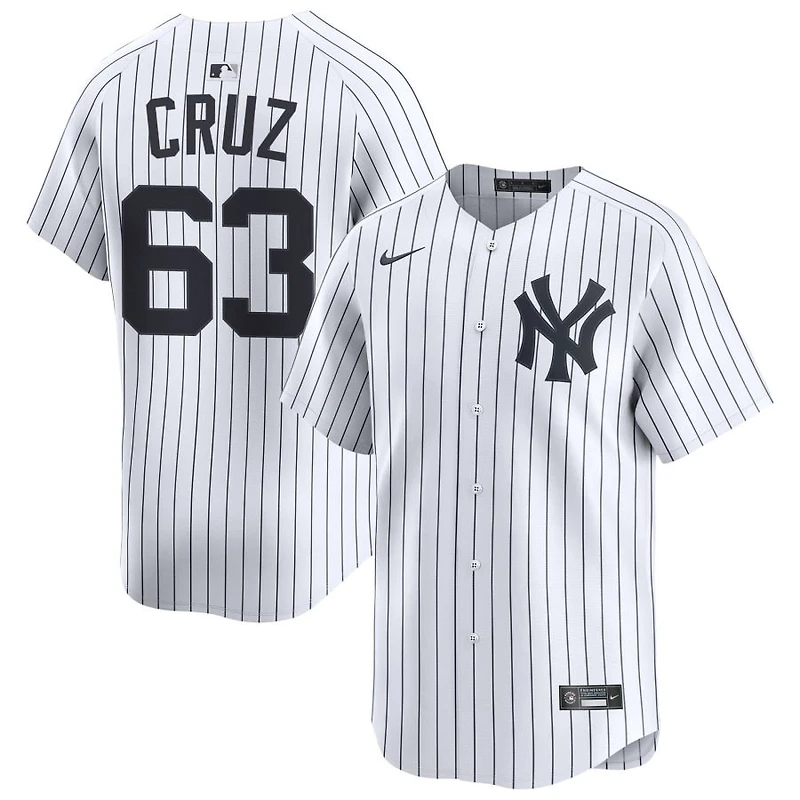 Fernando Cruz Men's Nike White New York Yankees Home Limited Custom Jersey