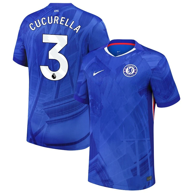 Marc Cucurella Men's Nike Blue Chelsea 2025/26 Home Replica Custom Jersey