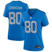 Malik Cunningham Women's Nike Blue Detroit Lions Alternate Custom Game Jersey
