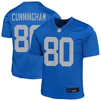 Malik Cunningham Youth Nike Blue Detroit Lions Alternate Custom Game Jersey