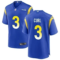 Kam Curl Men's Nike Royal Los Angeles Rams Custom Game Jersey