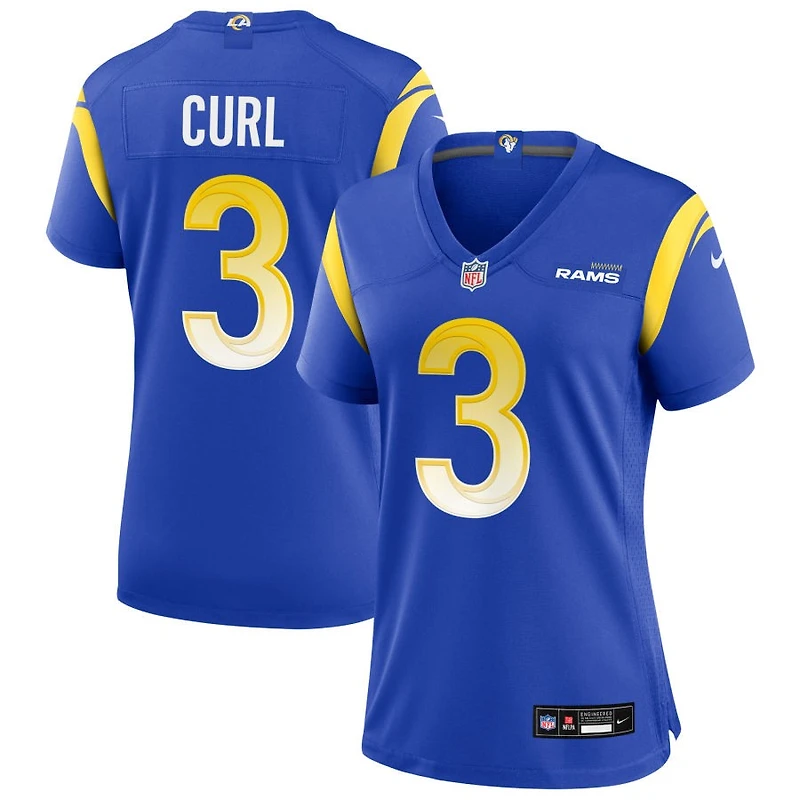 Kam Curl Women's Nike Los Angeles Rams Royal Custom Game Jersey