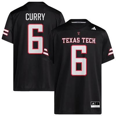 John Curry Men's adidas  Black Texas Tech Red Raiders Alternate Pick-A-Player NIL Replica Football Jersey
