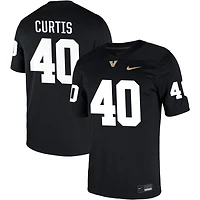Jamison Curtis Men's Nike Black Vanderbilt Commodores NIL Pick-A-Player Game Jersey