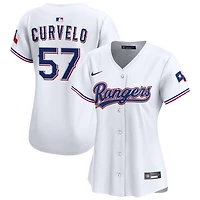 Luis Curvelo Women's Nike  White Texas Rangers Home Limited Custom Jersey