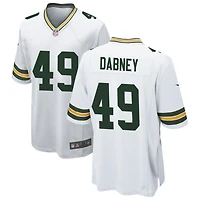 Drake Dabney Men's Nike White Green Bay Packers Custom Game Jersey