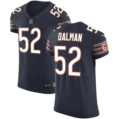 Drew Dalman Men's Nike Navy Chicago Bears Vapor Untouchable Custom Elite Jersey