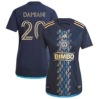 Bruno Damiani Women's adidas  Navy Philadelphia Union 2024 The XV Kit Replica Custom Jersey