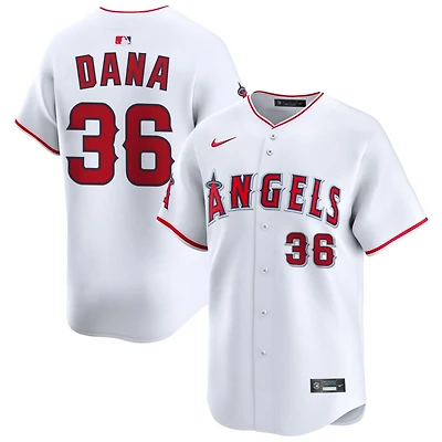 Caden Dana Men's Nike White Los Angeles Angels Home Limited Custom Jersey