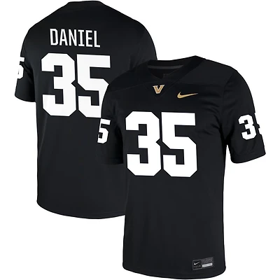 Payne Daniel Men's Nike Black Vanderbilt Commodores NIL Pick-A-Player Game Jersey