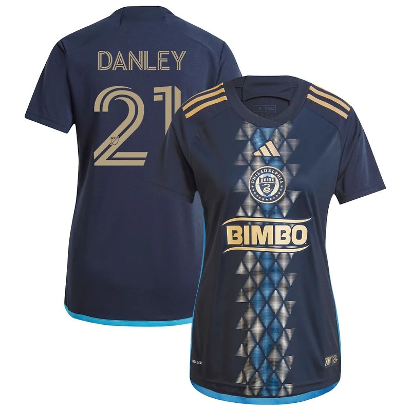 Danley Jean-Jacques Danley Women's adidas Navy Philadelphia Union 2024 The XV Kit Replica Custom Jersey