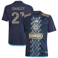 Danley Jean-Jacques Danley Youth adidas  Navy Philadelphia Union 2024 The XV Kit Replica Custom Jersey