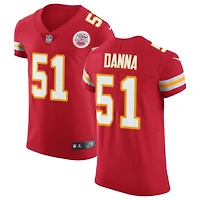 Mike Danna Men's Nike Red Kansas City Chiefs Vapor Untouchable Custom Elite Jersey