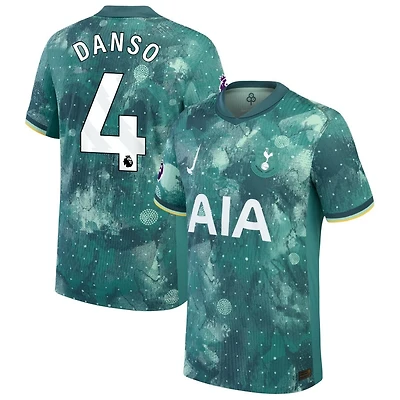 Kevin Danso Men's Nike Green Tottenham Hotspur 2024/25 Third Authentic Custom Jersey