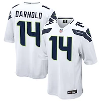 Sam Darnold Men's Nike  White Seattle Seahawks Custom Game Jersey