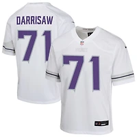 Christian Darrisaw Youth Nike White Minnesota Vikings Alternate Custom Game Jersey