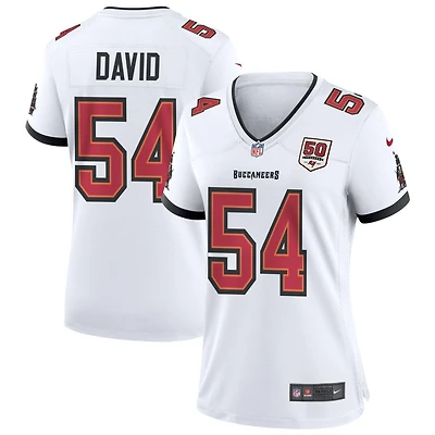Lavonte David Women's Nike White Tampa Bay Buccaneers 50th Season Custom Game Jersey