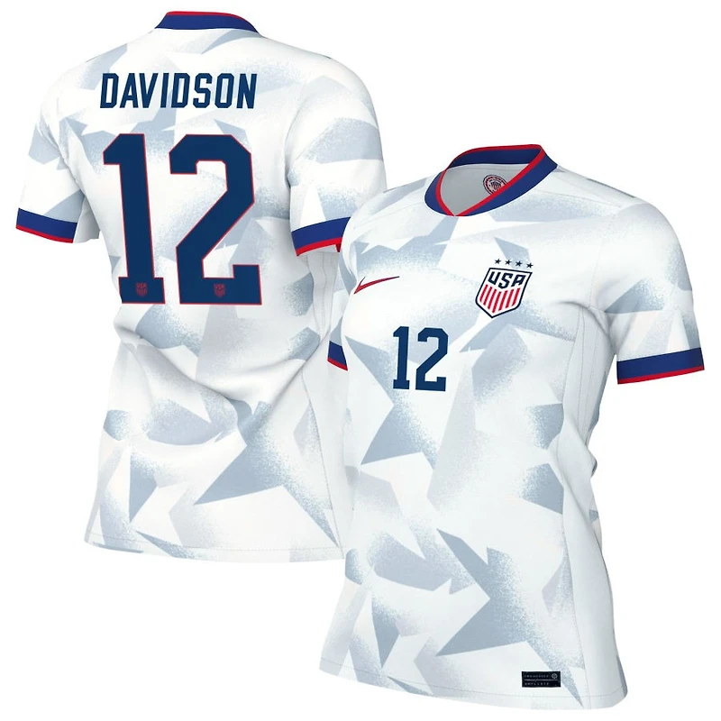 Tierna Davidson Women's Nike  White USWNT 2025 Home Pick-A-Player Replica Jersey