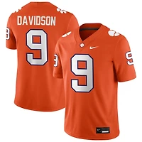 Gideon Davidson Men's Nike Orange Clemson Tigers NIL Pick-A-Player Game Jersey