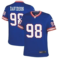 D.J. Davidson Youth Nike Royal New York Giants Classic Custom Game Jersey