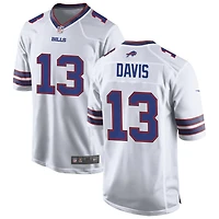 Gabe Davis Men's Nike White Buffalo Bills Custom Game Jersey