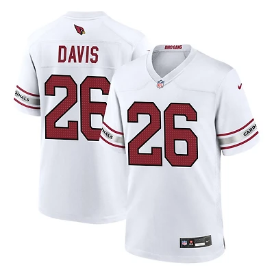Jaden Davis Men's Nike White Arizona Cardinals Custom Game Jersey