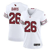 Jaden Davis Women's Nike White Arizona Cardinals Custom Game Jersey