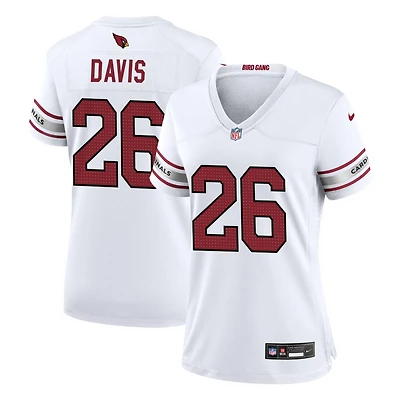 Jaden Davis Women's Nike White Arizona Cardinals Custom Game Jersey