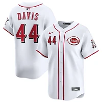 Eric Davis Men's Nike White Cincinnati Reds Home Limited Pick-A-Player Retired Roster Jersey