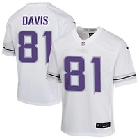 Joaquin Davis Youth Nike White Minnesota Vikings Alternate Custom Game Jersey
