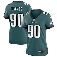 Jordan Davis Women's Nike Midnight Green Philadelphia Eagles Custom Game Jersey