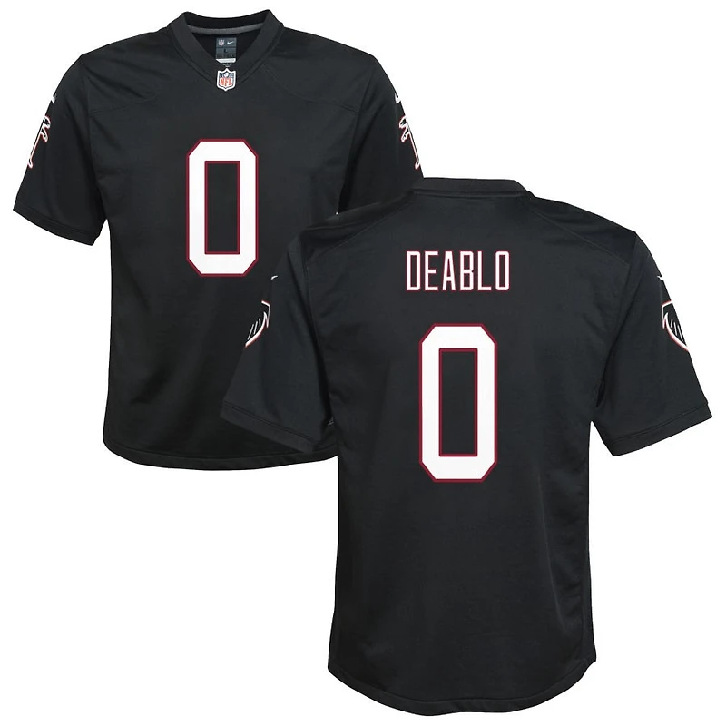 Divine Deablo Youth Nike Black Atlanta Falcons Throwback Custom Game Jersey