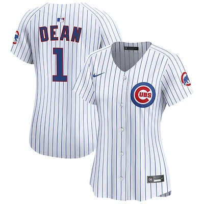 Justin Dean Women's Nike White Chicago Cubs Home Limited Custom Jersey
