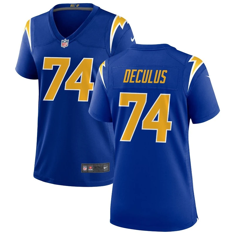 Austin Deculus Women's Nike Royal Los Angeles Chargers Alternate Custom Game Jersey
